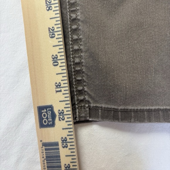 PrAna Pants Mens 33x34 Gray Slim Fit Chino 5 Pocket Straight Leg Casual - Picture 6 of 9